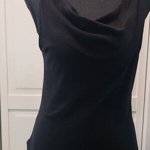 Express Black Cowl Neck Tank Top